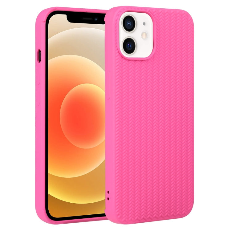 Weave Texture Silicone Phone Case, For iPhone 13 Pro Max, For iPhone 12