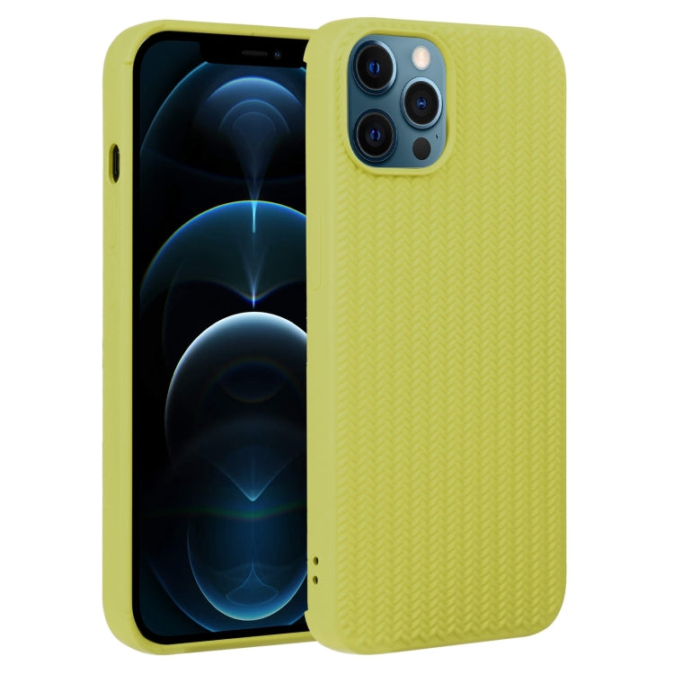 Weave Texture Silicone Phone Case, For iPhone 12 Pro, For iPhone 12 Pro Max