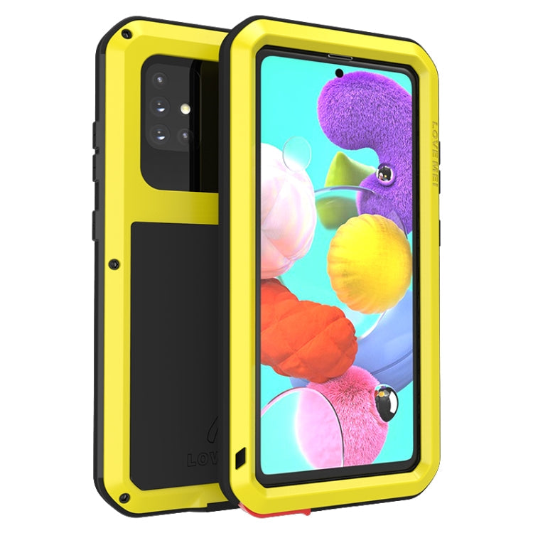 LOVE MEI Metal Shockproof Waterproof Dustproof Protective Case, For Huawei P40, For Huawei P40 Pro, For Samsung Galaxy A40s, For Samsung Galaxy A51