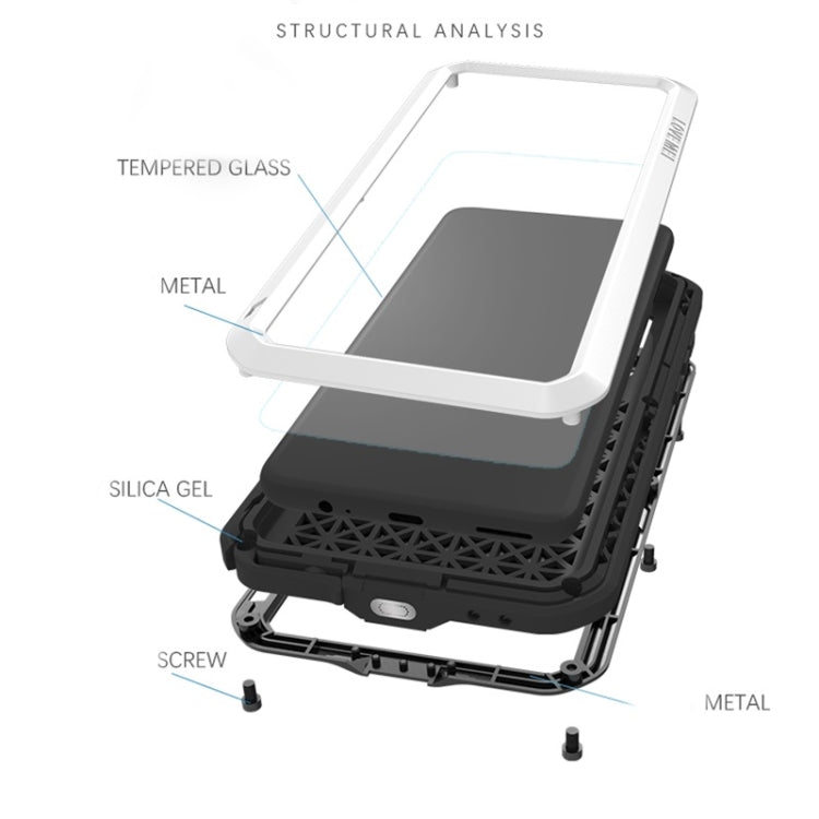 LOVE MEI Metal Shockproof Waterproof Dustproof Protective Case, For Huawei Mate 30, For Huawei Mate 30 Pro