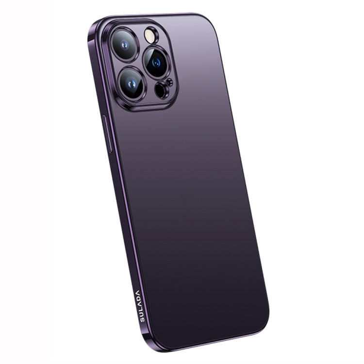 SULADA Electroplating Frosted All-inclusive TPU Phone Case, For iPhone 14 Pro Max