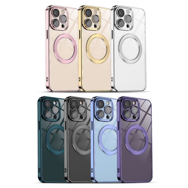 Electroplated CD Texture Magsafe Phone Case, For iPhone 13 Pro Max