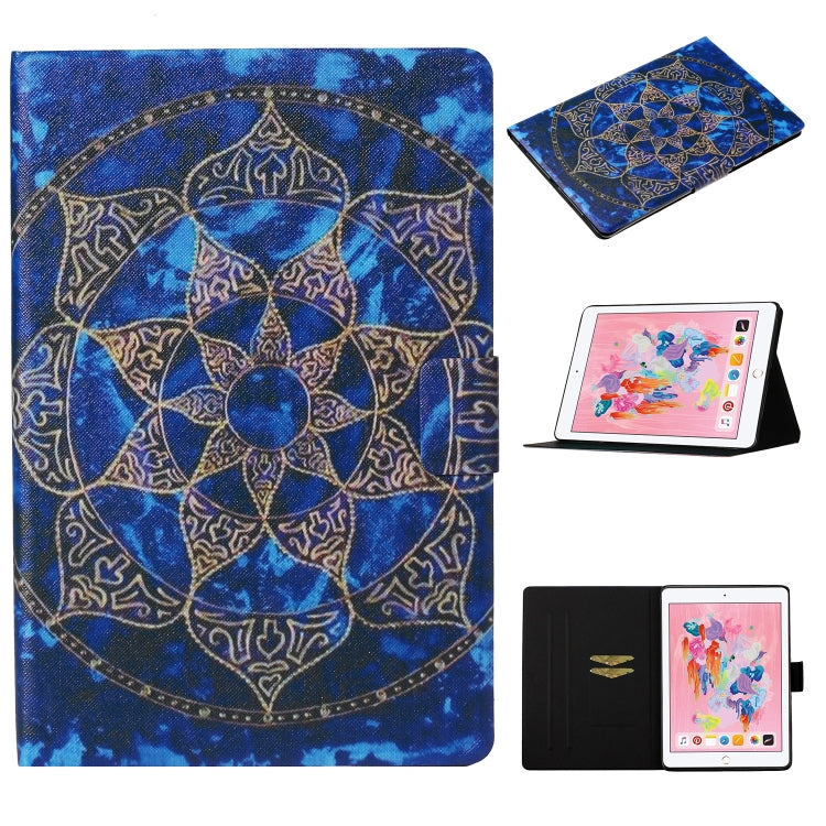 Coloured Drawing Pattern Horizontal Flip Leather Case with Holder & Card Slot & Sleep / Wake-up Function, For iPad Pro 11 (2020), For iPad mini 5 / 4 / 3 / 2 / 1, For iPad 10.2, For iPad Pro 10.5