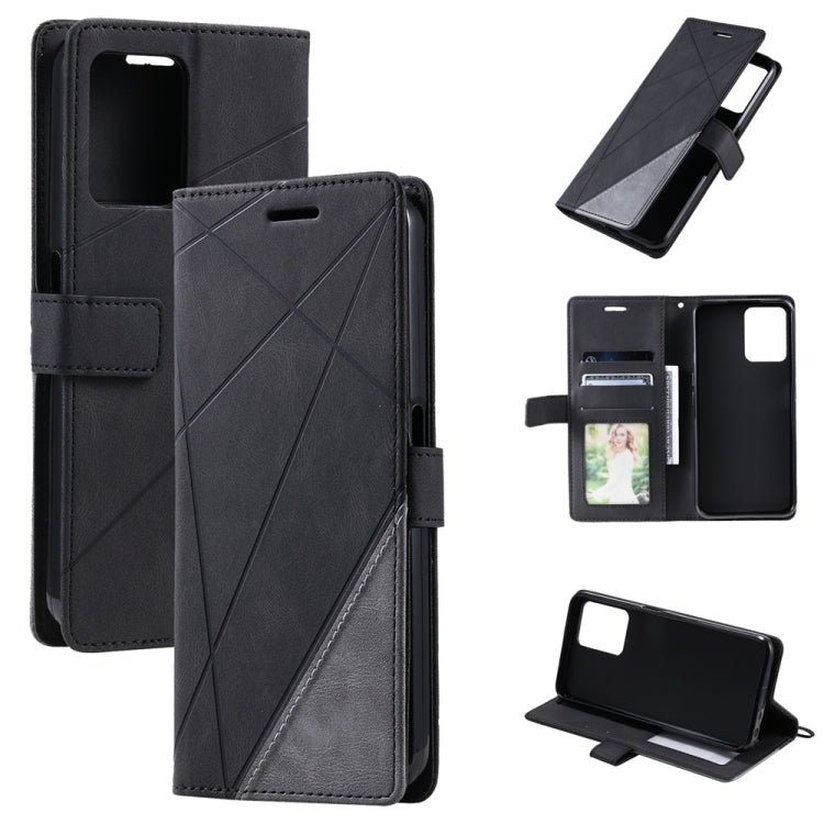 Skin Feel Splicing Leather Phone Case, For OPPO A57 2022, For Realme C30 4G, For Samsung Galaxy S23 5G, For Samsung Galaxy S23+ 5G