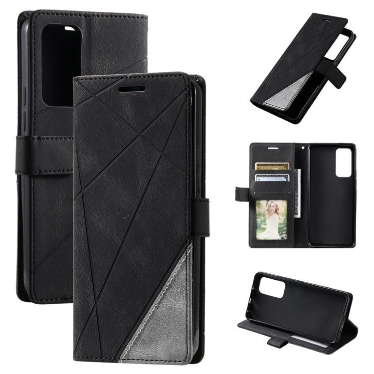 Skin Feel Splicing Leather Phone Case, For Xiaomi 12T / Redmi K50 Ultra, For Samsung Galaxy S23 Ultra 5G, For Xiaomi Redmi 11 Prime 4G, For Samsung Galaxy A14 5G