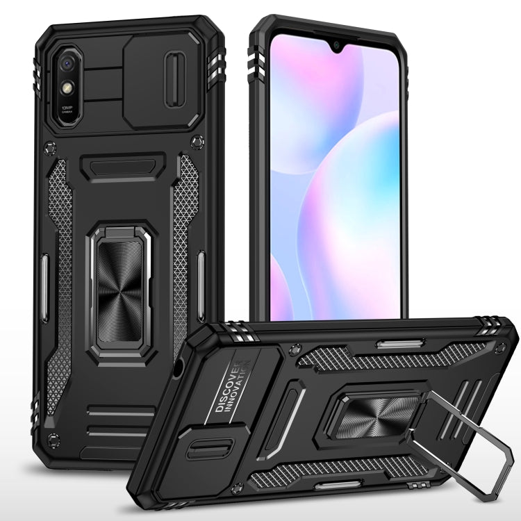 Armor PC + TPU Camera Shield Phone Case, For Xiaomi Redmi 9A, For Xiaomi Redmi Note 11 Pro, For Xiaomi Redmi 9C / 10A