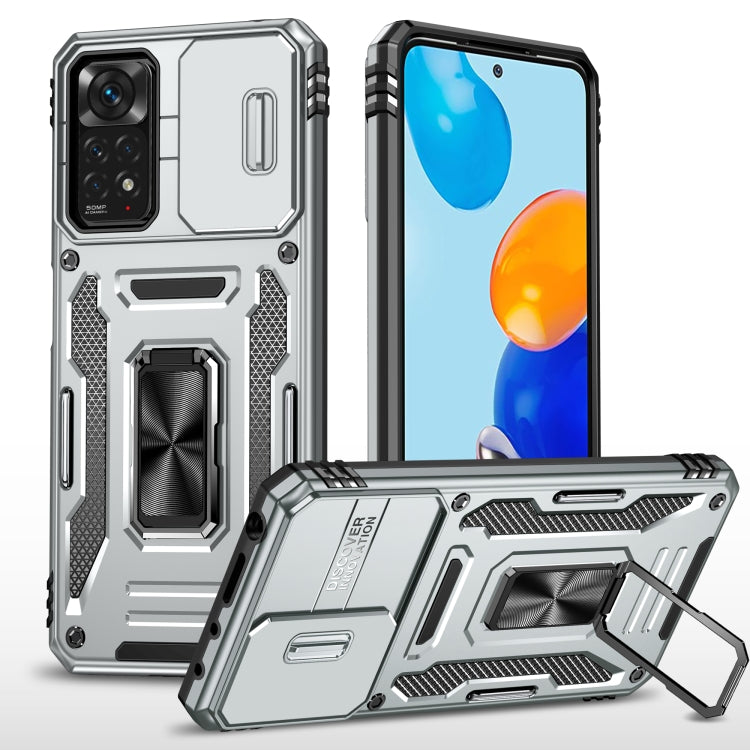 Armor PC + TPU Camera Shield Phone Case, For Xiaomi Redmi 9A, For Xiaomi Redmi Note 11 Pro, For Xiaomi Redmi 9C / 10A