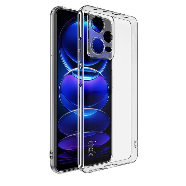 IMAK UX-5 Series Transparent Shockproof TPU Protective Phone Case, For Xiaomi Redmi Note 12 China, For Xiaomi Redmi Note 12 Pro 5G India, For Xiaomi Redmi Note 12 Pro+ 5G India