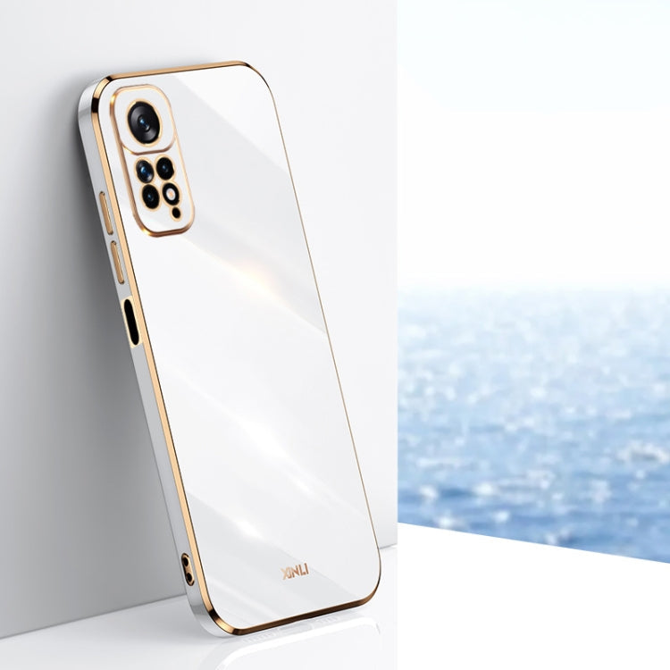 XINLI Straight Edge 6D Electroplate TPU Phone Case, For Xiaomi Redmi Note 11 4G Foreign, For Xiaomi Redmi Note 11E, For Xiaomi Redmi Note 11 Pro 4G/5G Foreign
