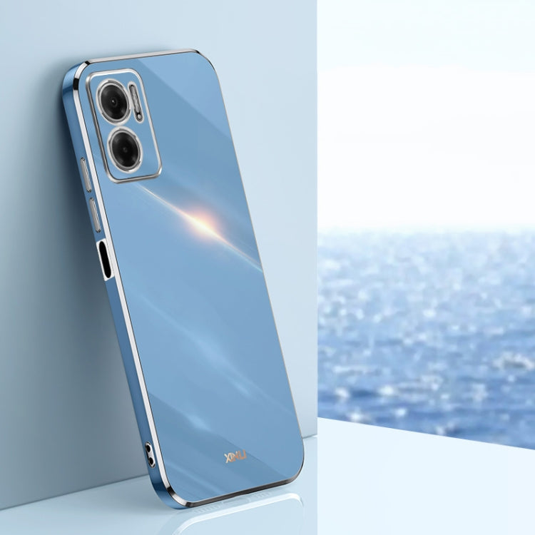 XINLI Straight Edge 6D Electroplate TPU Phone Case, For Xiaomi Redmi Note 11 4G Foreign, For Xiaomi Redmi Note 11E, For Xiaomi Redmi Note 11 Pro 4G/5G Foreign