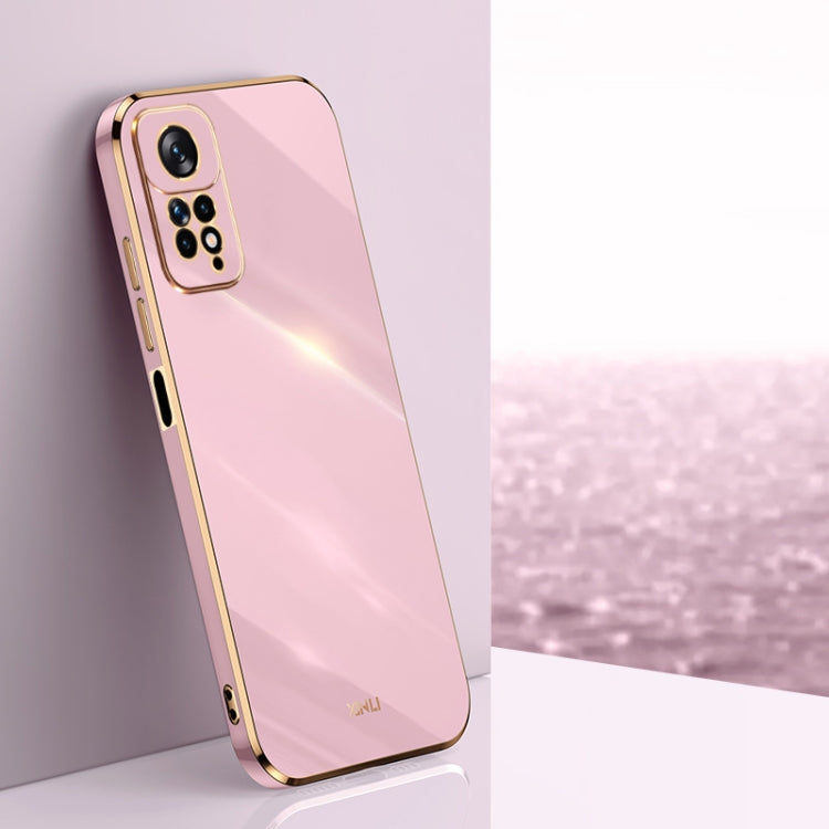 XINLI Straight Edge 6D Electroplate TPU Phone Case, For Xiaomi Redmi Note 11 4G Foreign, For Xiaomi Redmi Note 11E, For Xiaomi Redmi Note 11 Pro 4G/5G Foreign