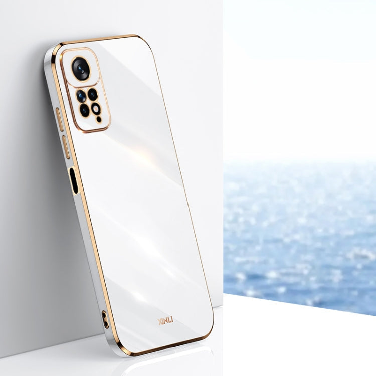 XINLI Straight Edge 6D Electroplate TPU Phone Case, For Xiaomi Redmi Note 11 4G Foreign, For Xiaomi Redmi Note 11E, For Xiaomi Redmi Note 11 Pro 4G/5G Foreign