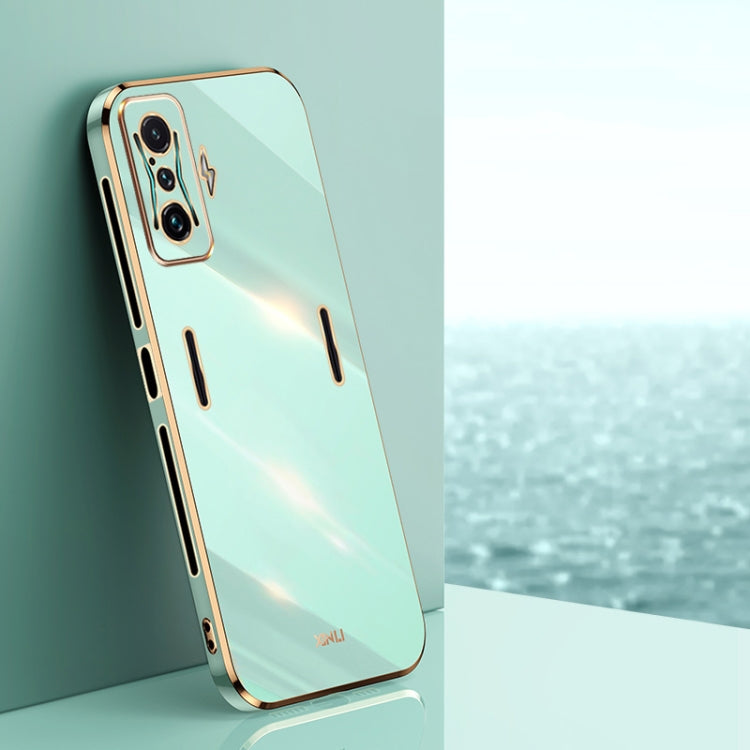 XINLI Straight Edge 6D Electroplate TPU Phone Case, For Xiaomi Redmi K50 Pro, For Xiaomi Redmi K50 Gaming, For Xiaomi Redmi A1 4G