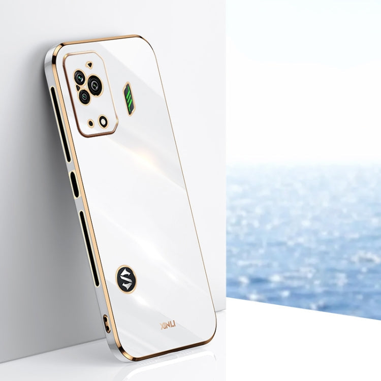 XINLI Straight Edge 6D Electroplate TPU Phone Case, For Xiaomi Black Shark 5, For Xiaomi Black Shark 5 Pro
