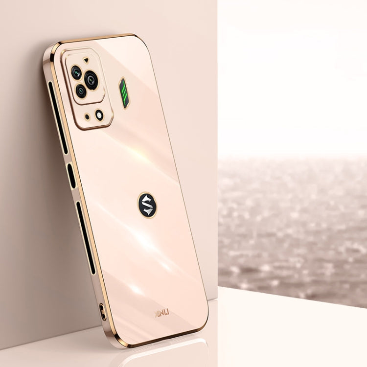 XINLI Straight Edge 6D Electroplate TPU Phone Case, For Xiaomi Black Shark 5, For Xiaomi Black Shark 5 Pro