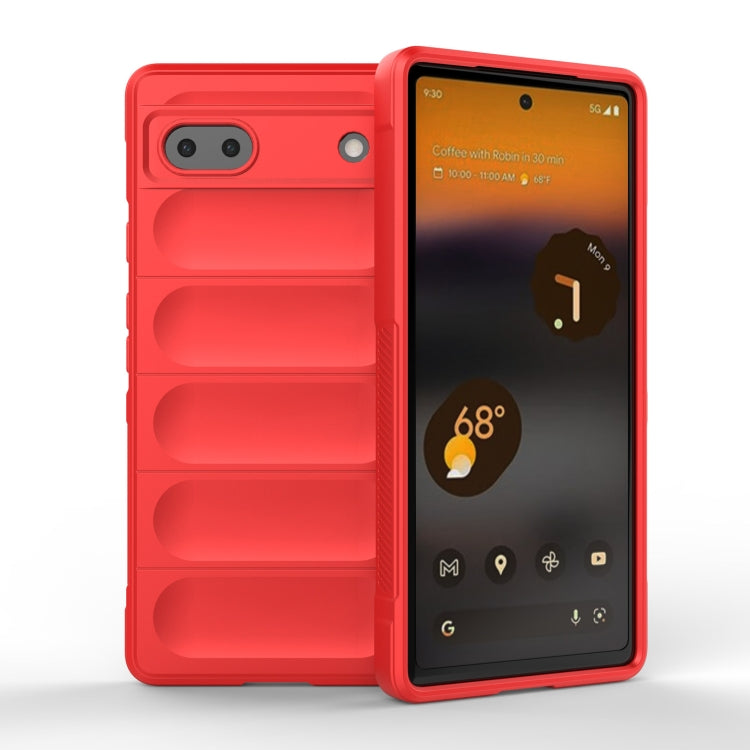 Magic Shield TPU + Flannel Phone Case, For Google Pixel 6a