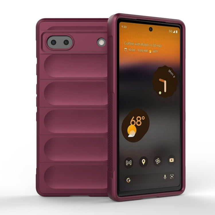 Magic Shield TPU + Flannel Phone Case, For Google Pixel 6a