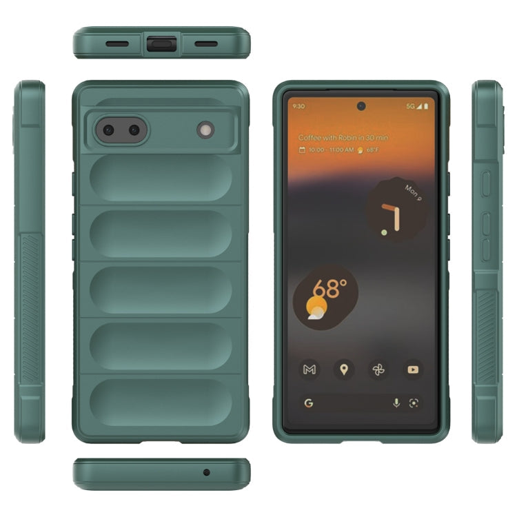 Magic Shield TPU + Flannel Phone Case, For Google Pixel 6a