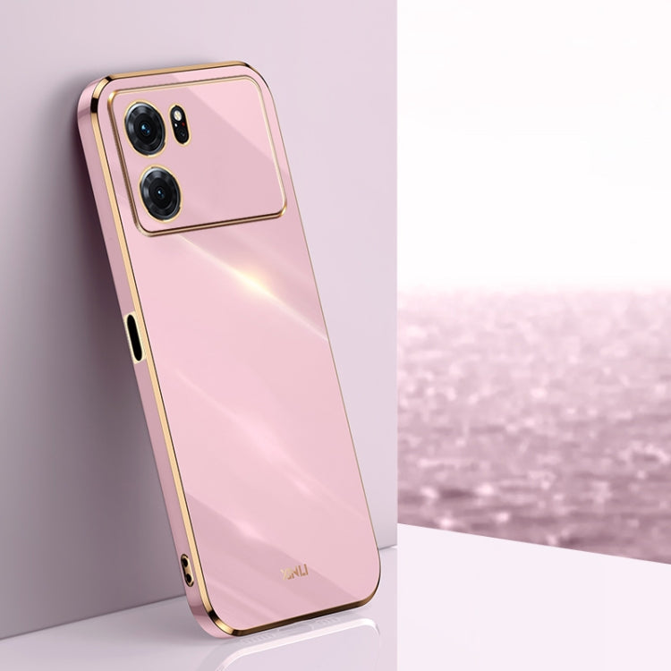 XINLI Straight Edge 6D Electroplate TPU Phone Case, For OPPO K9x, For OPPO K10, For OPPO K10 Pro
