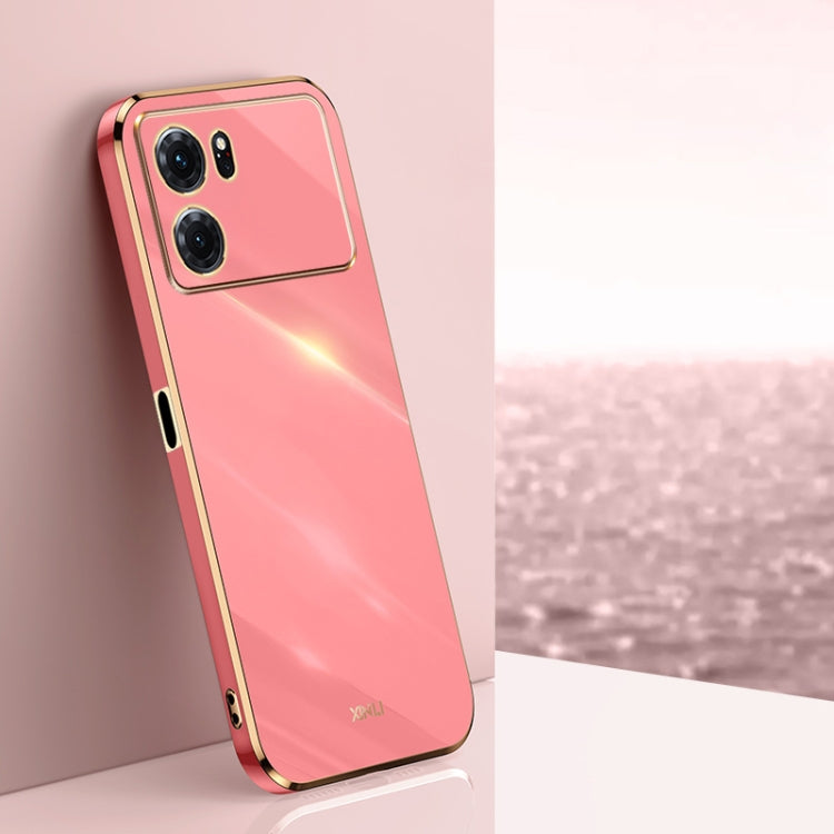 XINLI Straight Edge 6D Electroplate TPU Phone Case, For OPPO K9x, For OPPO K10, For OPPO K10 Pro