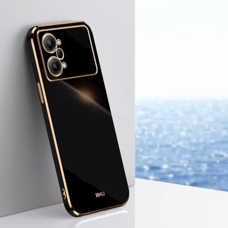 XINLI Straight Edge 6D Electroplate TPU Phone Case, For OPPO K9x, For OPPO K10, For OPPO K10 Pro