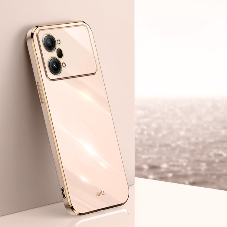 XINLI Straight Edge 6D Electroplate TPU Phone Case, For OPPO K9x, For OPPO K10, For OPPO K10 Pro