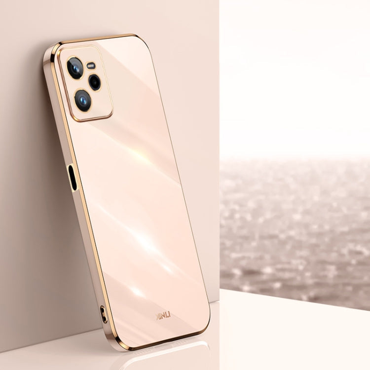 XINLI Straight Edge 6D Electroplate TPU Phone Case, For Realme C35, For Realme GT2 Pro, For Realme GT Neo 3