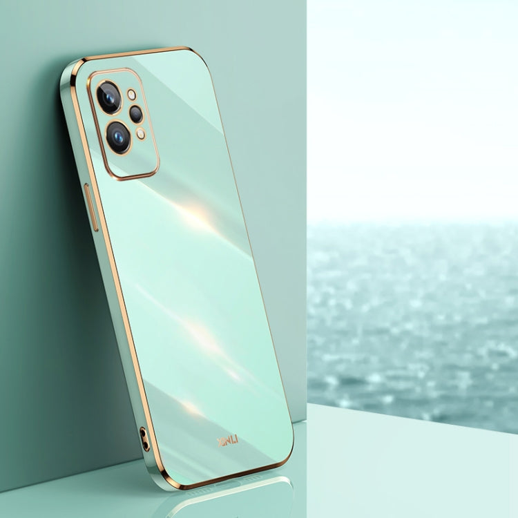 XINLI Straight Edge 6D Electroplate TPU Phone Case, For Realme C35, For Realme GT2 Pro, For Realme GT Neo 3