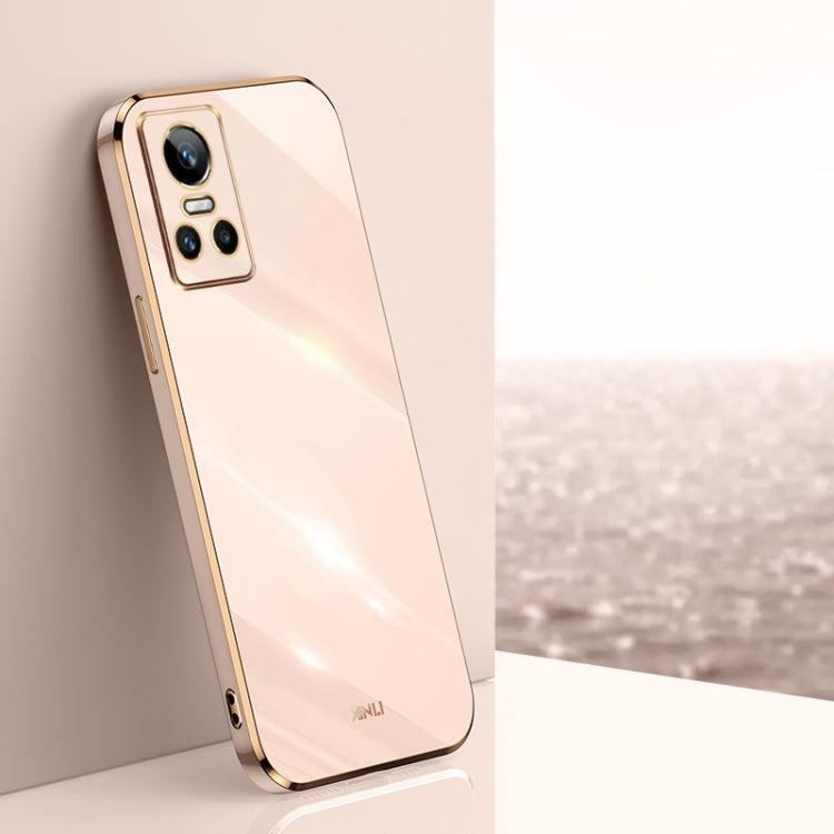 XINLI Straight Edge 6D Electroplate TPU Phone Case, For Realme C35, For Realme GT2 Pro, For Realme GT Neo 3
