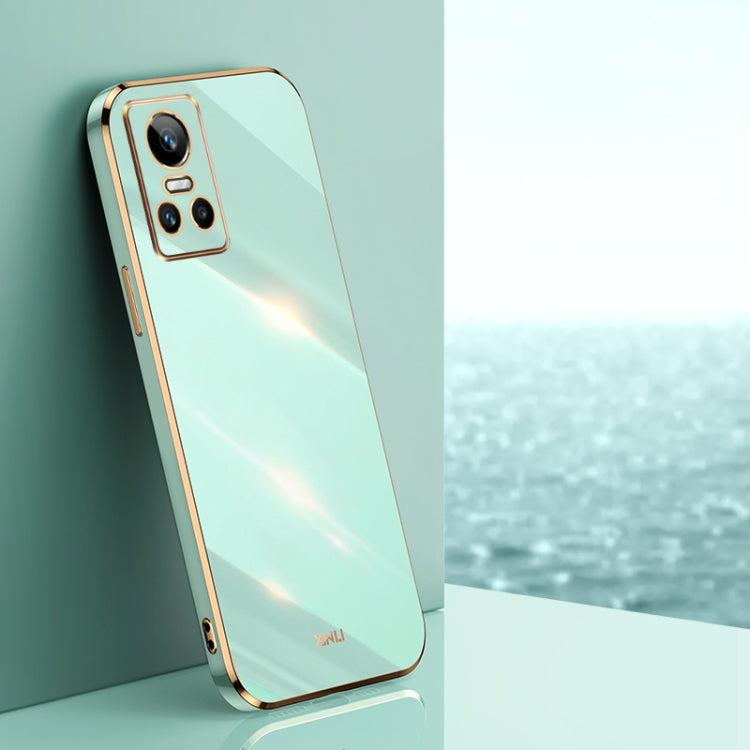 XINLI Straight Edge 6D Electroplate TPU Phone Case, For Realme C35, For Realme GT2 Pro, For Realme GT Neo 3