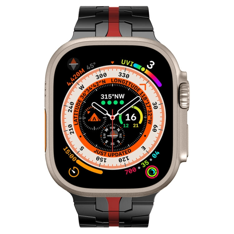 Steel Watch Band, For Apple Watch Series 8&7 41mm / SE 2&6&SE&5&4 40mm / 3&2&1 38mm, For Apple Watch Ultra 49mm / Series 8&7 45mm / SE 2&6&SE&5&4 44mm / 3&2&1 42mm