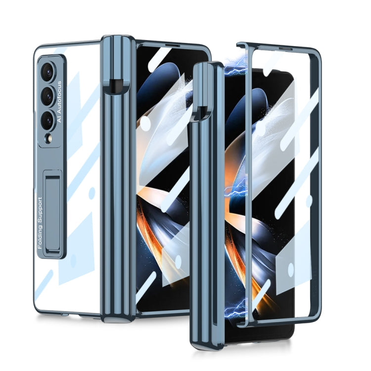 GKK Magnetic Fold Hinge Shockproof Phone Case with Pen Slots, For Samsung Galaxy Z Fold4
