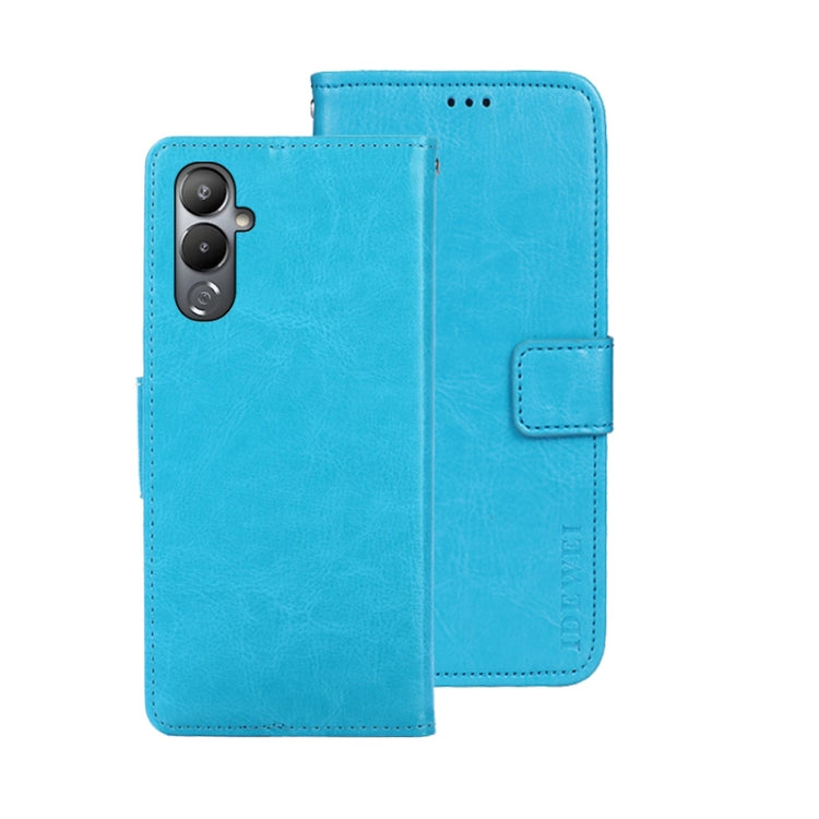 idewei Crazy Horse Texture Leather Phone Case, For Oukitel C19 Pro, For Realme 10 5G, For Tecno Pova 4