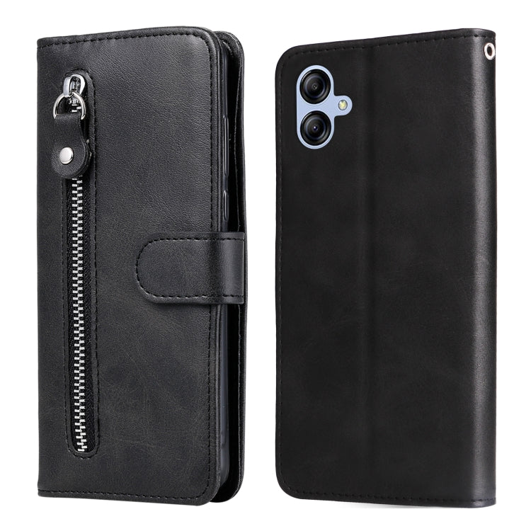 Calf Texture Zipper Leather Phone Case, For Samsung Galaxy A04e, For Samsung Galaxy A34 5G