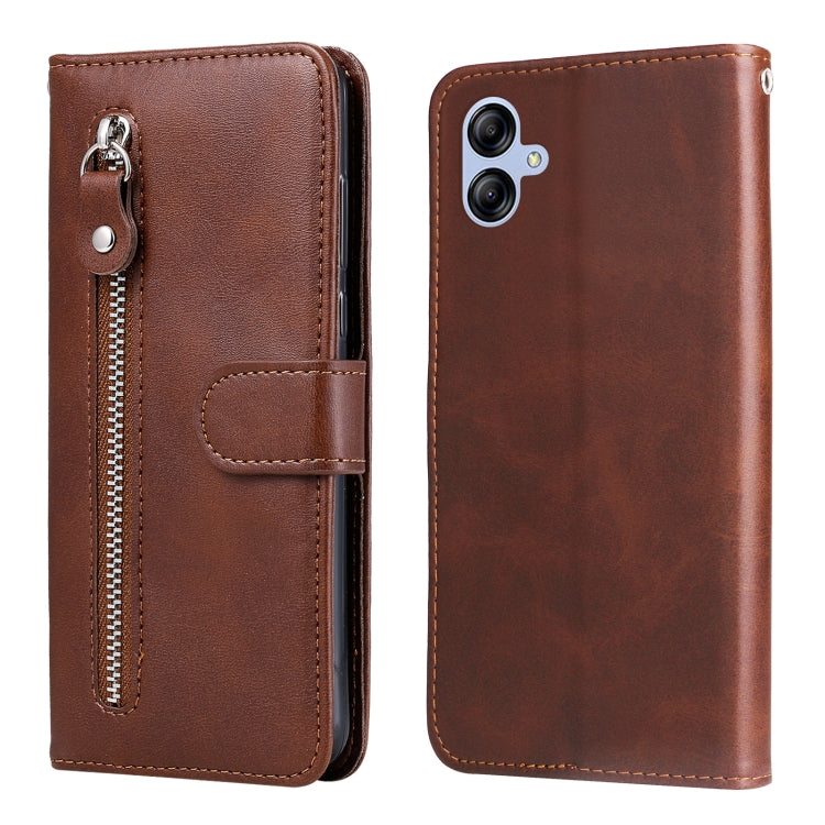 Calf Texture Zipper Leather Phone Case, For Samsung Galaxy A04e, For Samsung Galaxy A34 5G