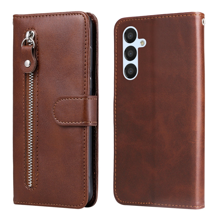 Calf Texture Zipper Leather Phone Case, For Samsung Galaxy A04e, For Samsung Galaxy A34 5G