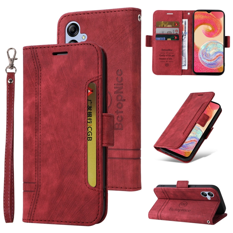 BETOPNICE Dual-side Buckle Leather Phone Case, For Samsung Galaxy A04e, For Samsung Galaxy A34 5G, For Samsung Galaxy A54 5G