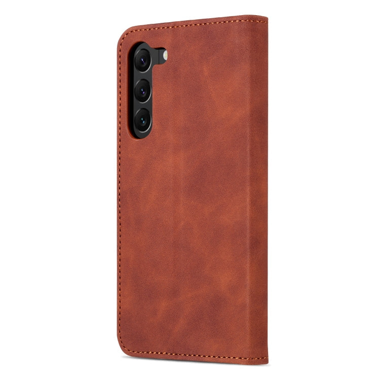 AZNS Skin Feel Calf Texture Flip Leather Phone Case, For Samsung Galaxy S23 5G, For Samsung Galaxy S23+ 5G, For Samsung Galaxy S23 Ultra 5G