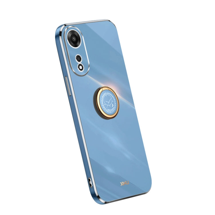 XINLI Straight Edge Electroplate TPU Phone Case with Ring, For Samsung Galaxy A54 5G, For vivo X90 Pro+, For Samsung Galaxy Note10+