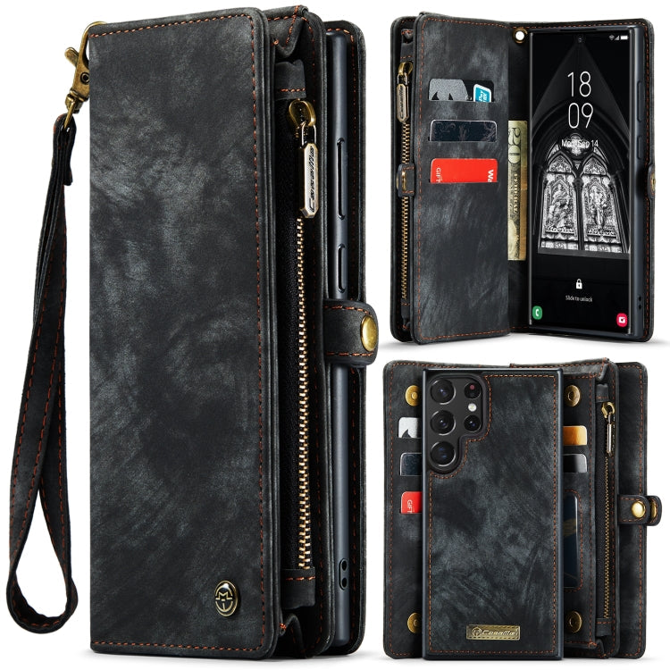 CaseMe 008 Detachable Multifunctional Leather Phone Case, For Samsung Galaxy S23 5G, For Samsung Galaxy S23+ 5G, For Samsung Galaxy S23 Ultra 5G