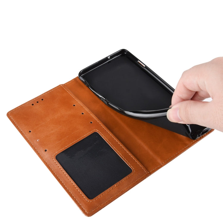 Magnetic Buckle Retro Texture Leather Phone Case, For Tecno Pop 6 Pro BE8, For Infinix Hot 20i, For Infinix Note 12 Pro 4G X676B, For Tecno Pova Neo 2, For Xiaomi Redmi 11 Prime 4G, For Xiaomi Redmi A1+