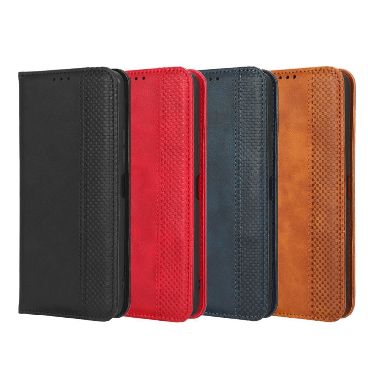 Magnetic Buckle Retro Texture Leather Phone Case, For Tecno Pop 6 Pro BE8, For Infinix Hot 20i, For Infinix Note 12 Pro 4G X676B, For Tecno Pova Neo 2, For Xiaomi Redmi 11 Prime 4G, For Xiaomi Redmi A1+