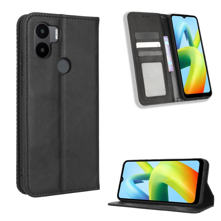Magnetic Buckle Retro Texture Leather Phone Case, For Tecno Pop 6 Pro BE8, For Infinix Hot 20i, For Infinix Note 12 Pro 4G X676B, For Tecno Pova Neo 2, For Xiaomi Redmi 11 Prime 4G, For Xiaomi Redmi A1+