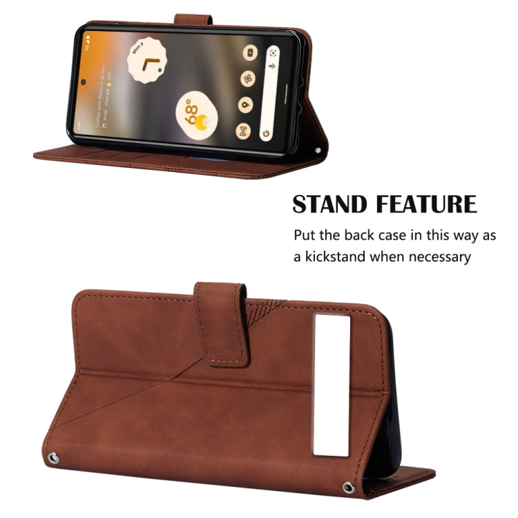 Crossbody 3D Embossed Flip Leather Phone Case, For Google Pixel 7a, For Samsung Galaxy A04e