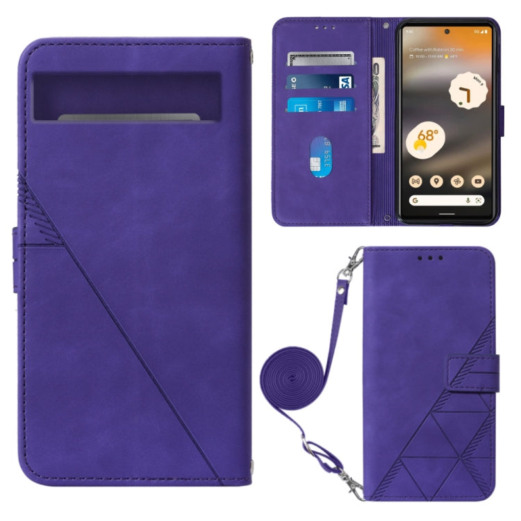 Crossbody 3D Embossed Flip Leather Phone Case, For Google Pixel 7a, For Samsung Galaxy A04e