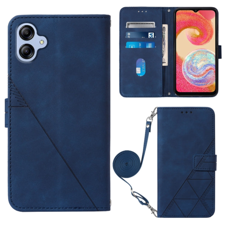 Crossbody 3D Embossed Flip Leather Phone Case, For Google Pixel 7a, For Samsung Galaxy A04e