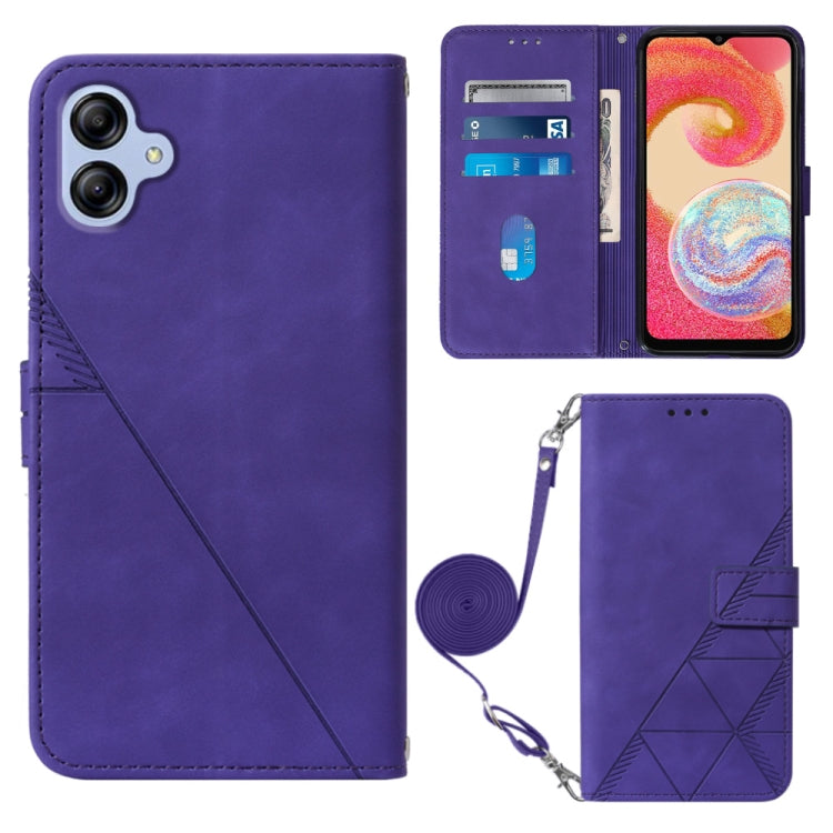 Crossbody 3D Embossed Flip Leather Phone Case, For Google Pixel 7a, For Samsung Galaxy A04e