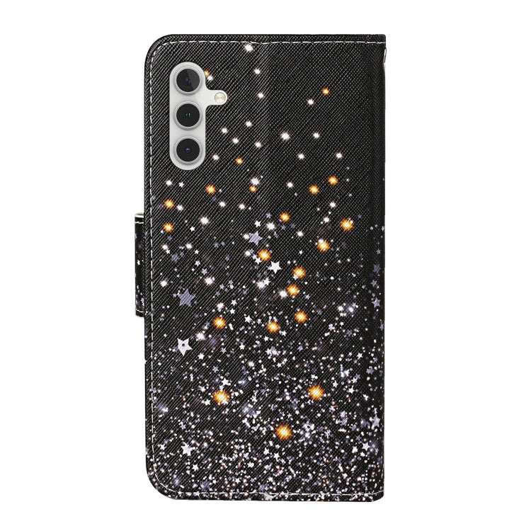 Colored Drawing Pattern Leather Phone Case, For Samsung Galaxy A34