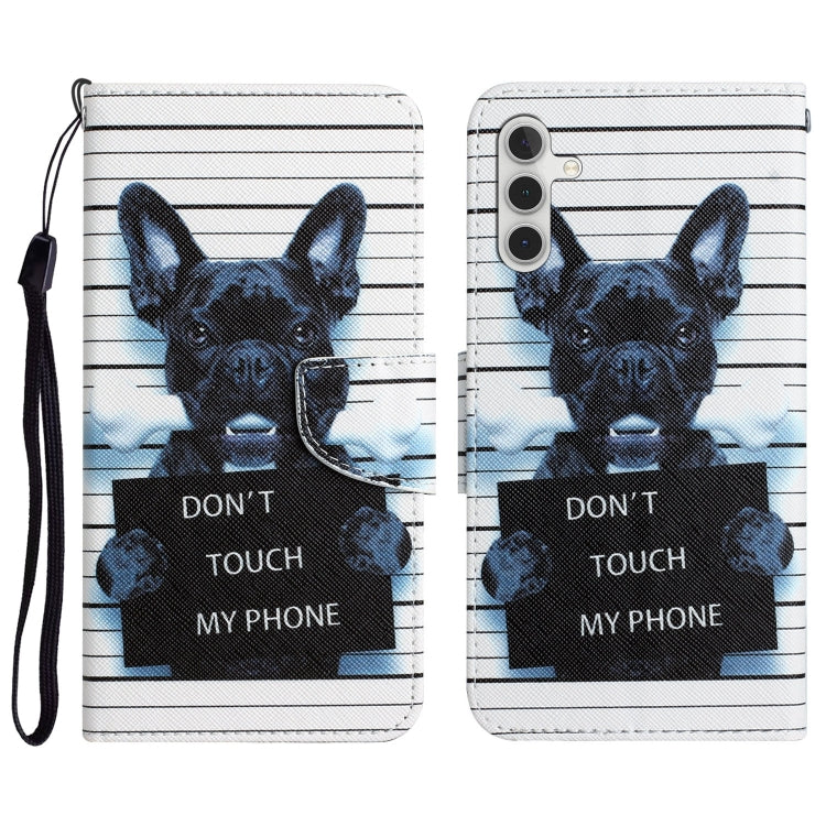 Colored Drawing Leather Phone Case, For Samsung Galaxy A34