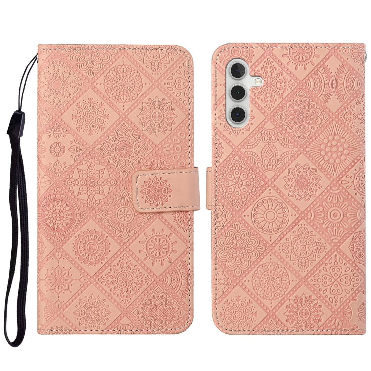 Ethnic Style Embossed Pattern Leather Phone Case, For Samsung Galaxy A34, For Samsung Galaxy A54